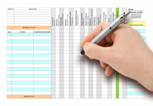 Controlled Substance Paper Log